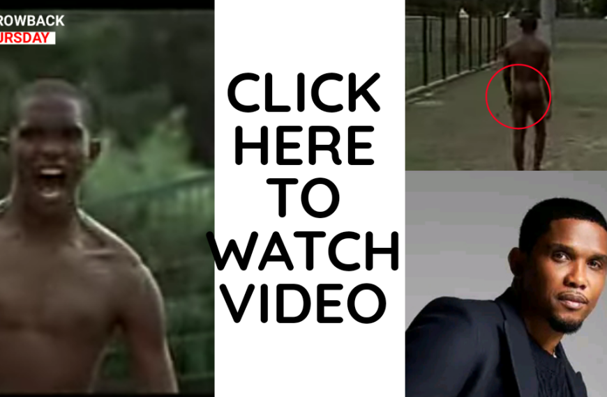 Samuel Eto’o once did a N.u.d..e advert (watch video) for PUMA did you know?