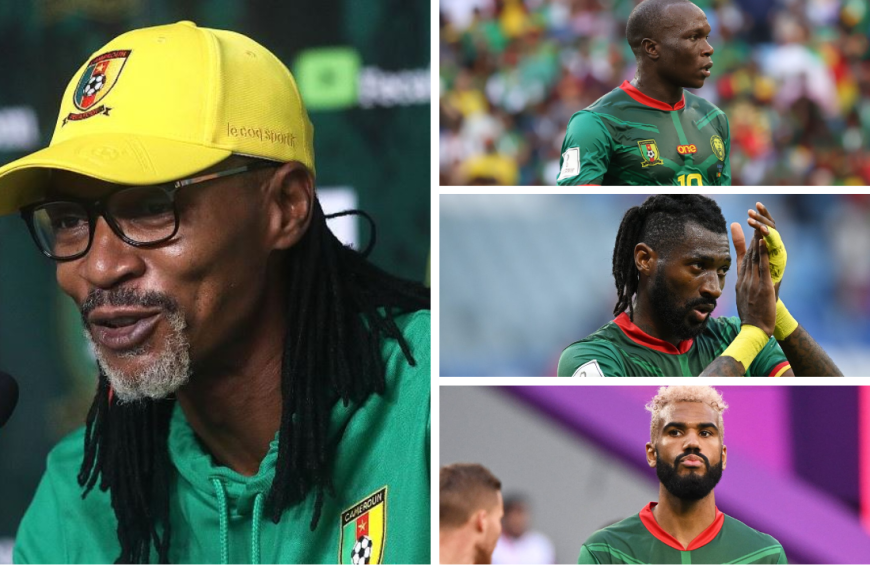 Rigobert Song unveiled the list of 22 Players that will feature for Cameroon in the friendly match against Mexico