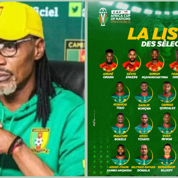 Cameroon national team coach Rigobert Song has unveiled Cameroon's squad for the 2023 AFCON.